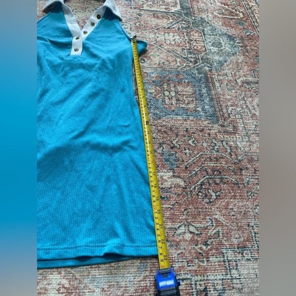 Urban Outfitters Dalton Collared Mini Dress/Size M/Blue/NWT - Picture 9 of 9